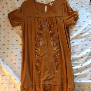 Lovefire mustard dress from Belk